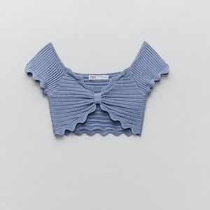 Zara Crochet Top🤍